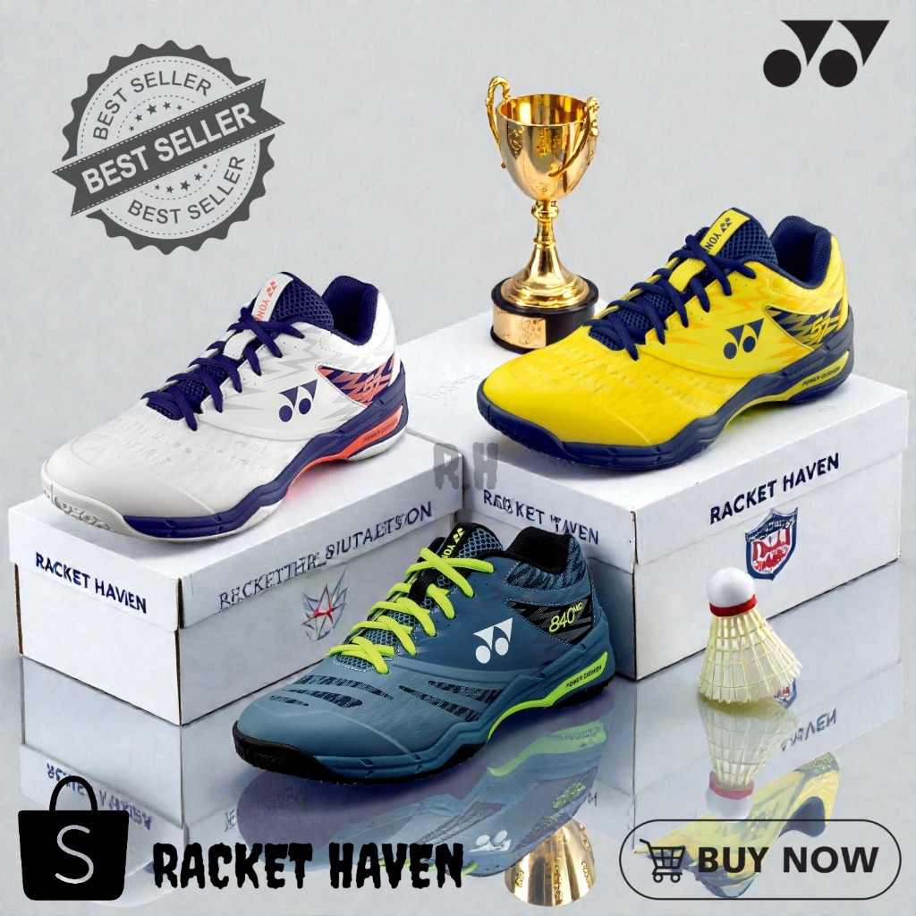 Yonex SHB 57 EX Power Cushion+ Sepatu Badminton Bulutangkis Pria Wanita Import Asli Murah