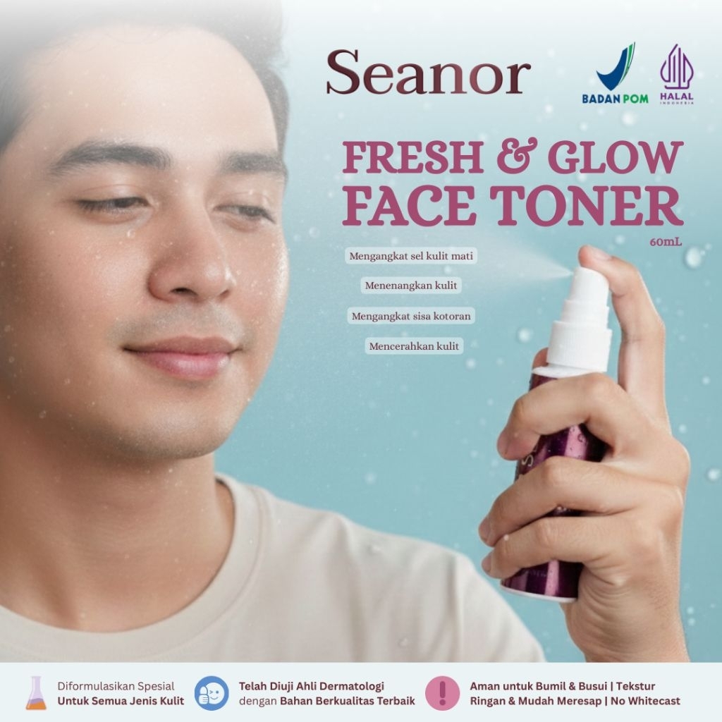 SEANOR | Fresh & Glow Face Toner | 60mL | Face Toner | Skincare