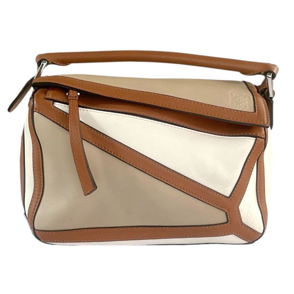 Ala Loewe Small Graphic Puzzle Bag Tas Kulit Asli