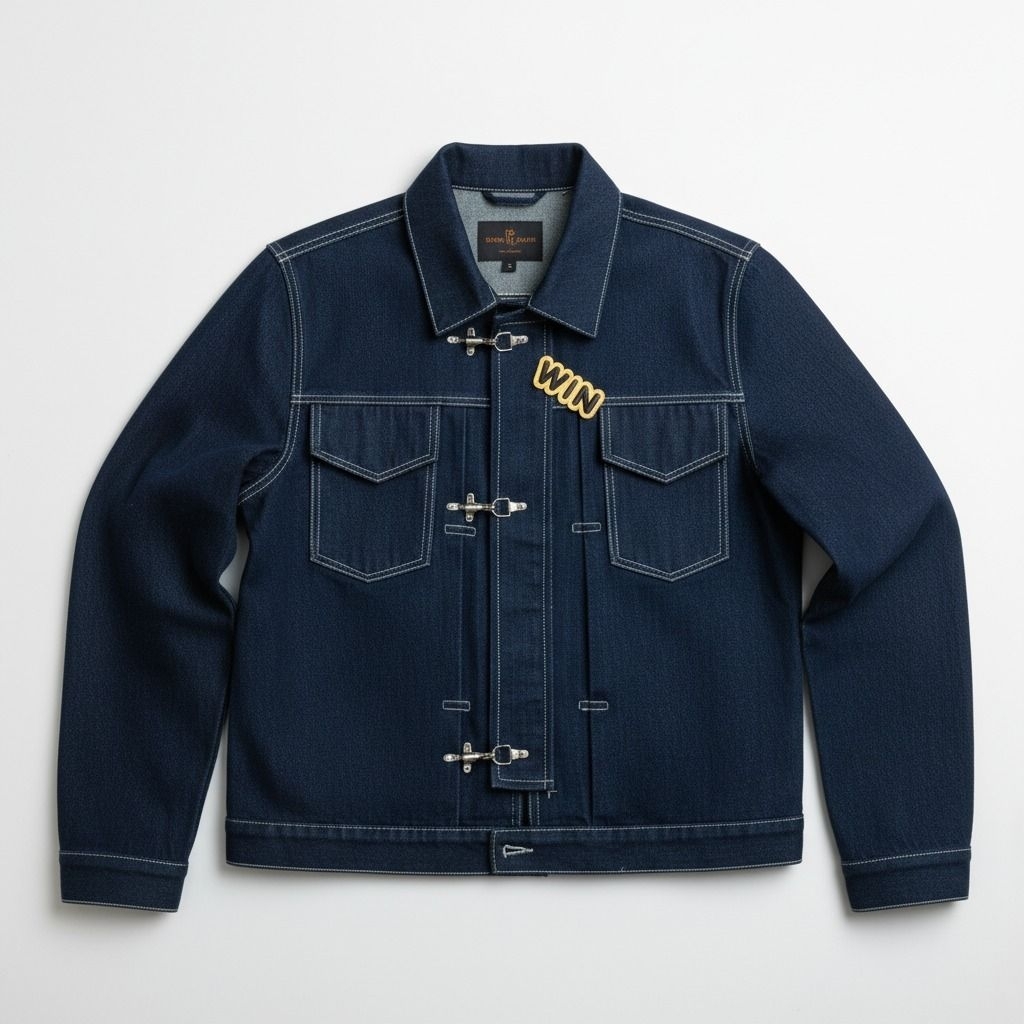 Jaket /Jacket Denim Fireman Clasp