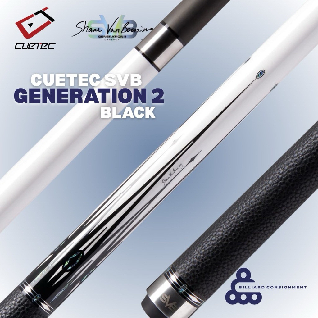 (PASTI ORI) Cuetec SVB Gen 2 - SVB Generasi 2 - SVB Inlay Abalone - Stick SVB Gen 2 - Stick Billiard