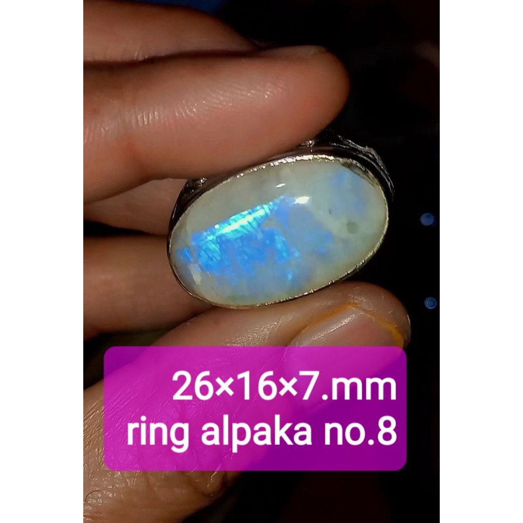 natural biduri bulan/moonstone(jumbo)