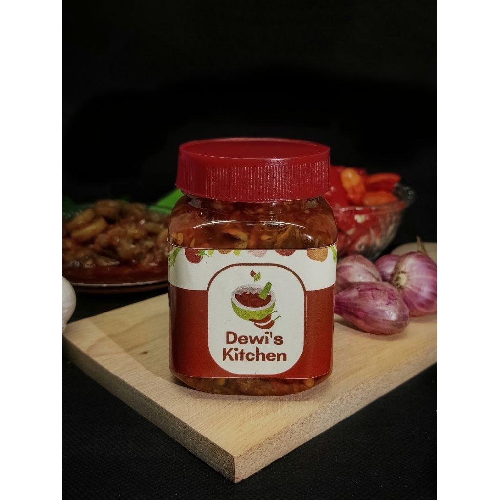 SAMBAL SIAP MAKAN ala DEWI'S KITCHEN, sambal cumi, tongkol, udang rebon, teri medan, cumi kering asi
