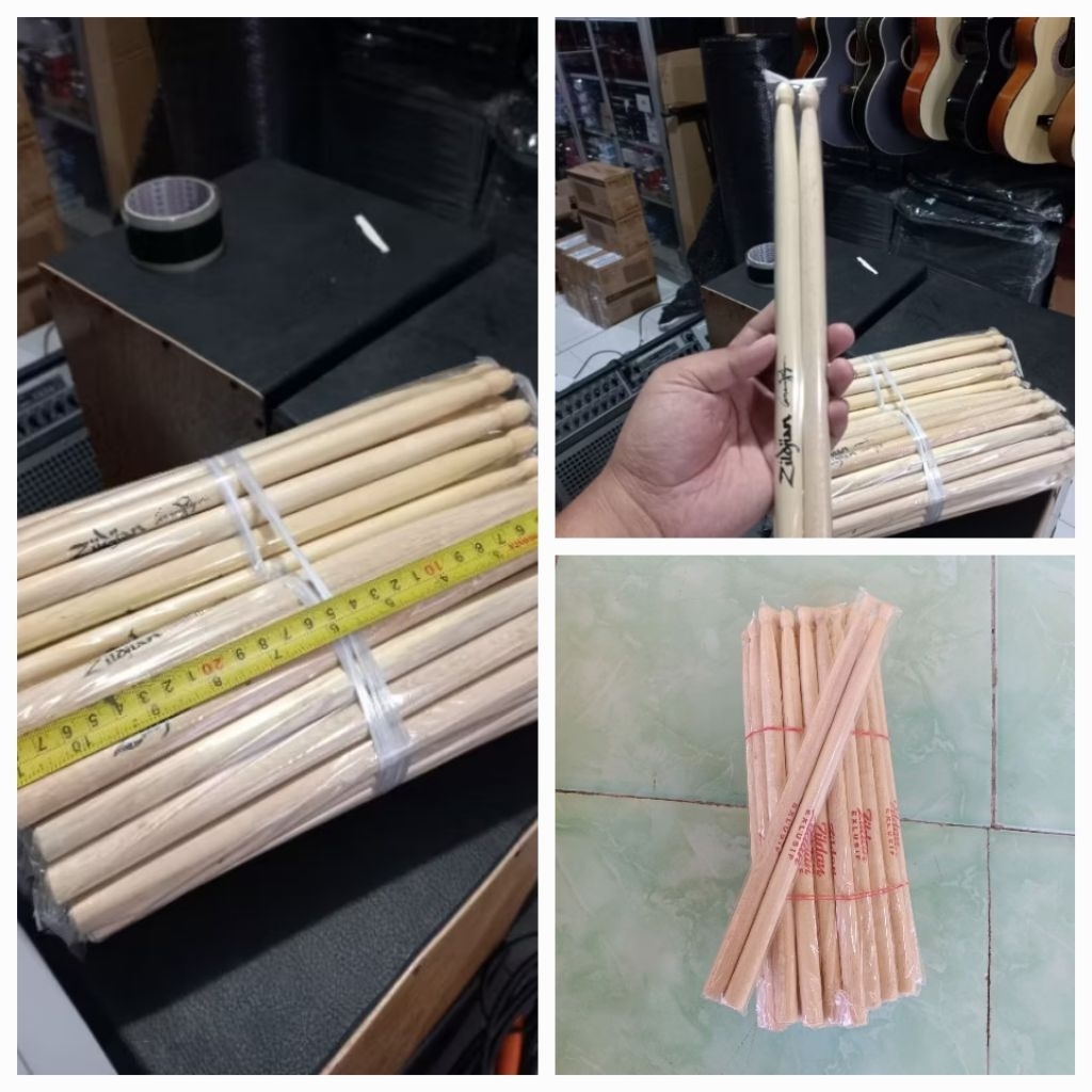 Stik Drum / Stik Drumband perpasang