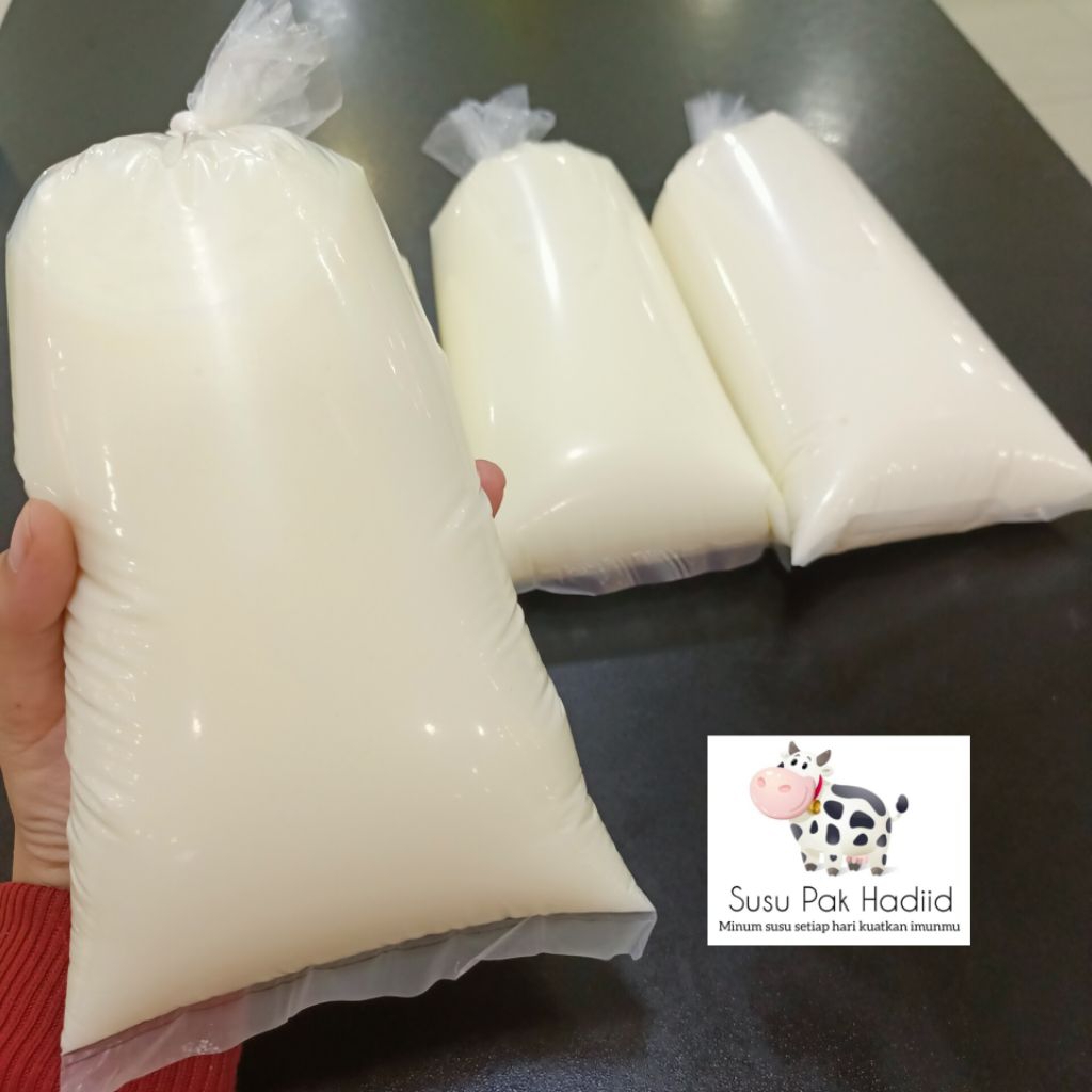 Susu murni sapi segar 1 liter/ Pasteurisasi/ Murni 100 % tanpa campuran air