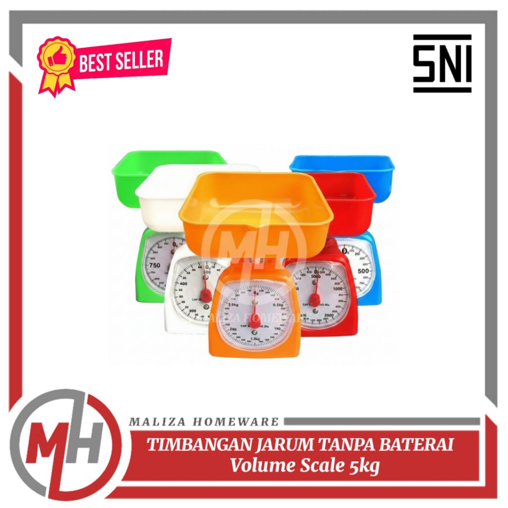 Timbangan Jarum Analog 5kg Tanpa Baterai FRT