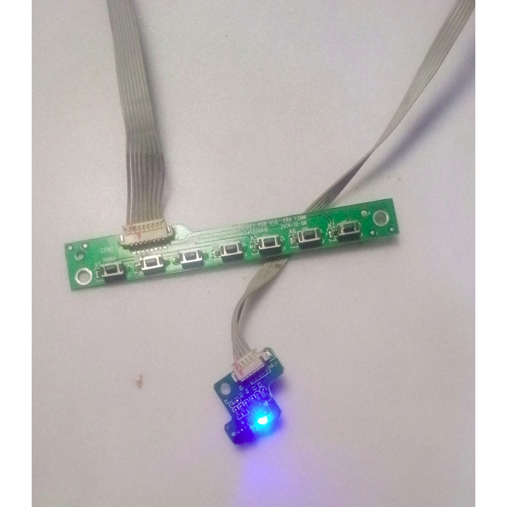 Tombol Menu - IR Sensor Remot TV LED Toshiba 24S1500VJ - 24S2500VJ