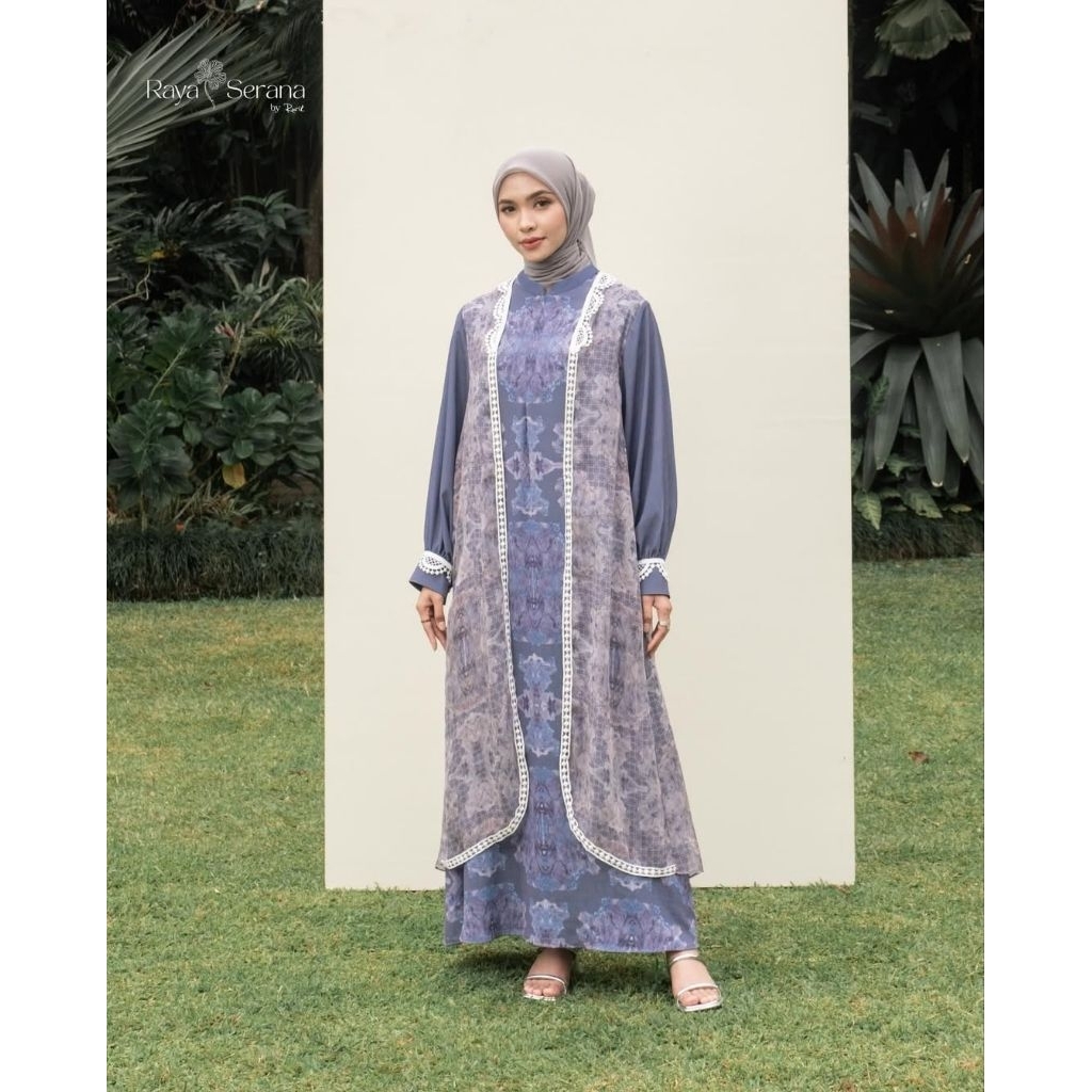 Rurik Salenka Dress Terbaru. Salenka Dress Rurik Terbaru. Salenka Print Dress Rurik. Raya Serana Rur