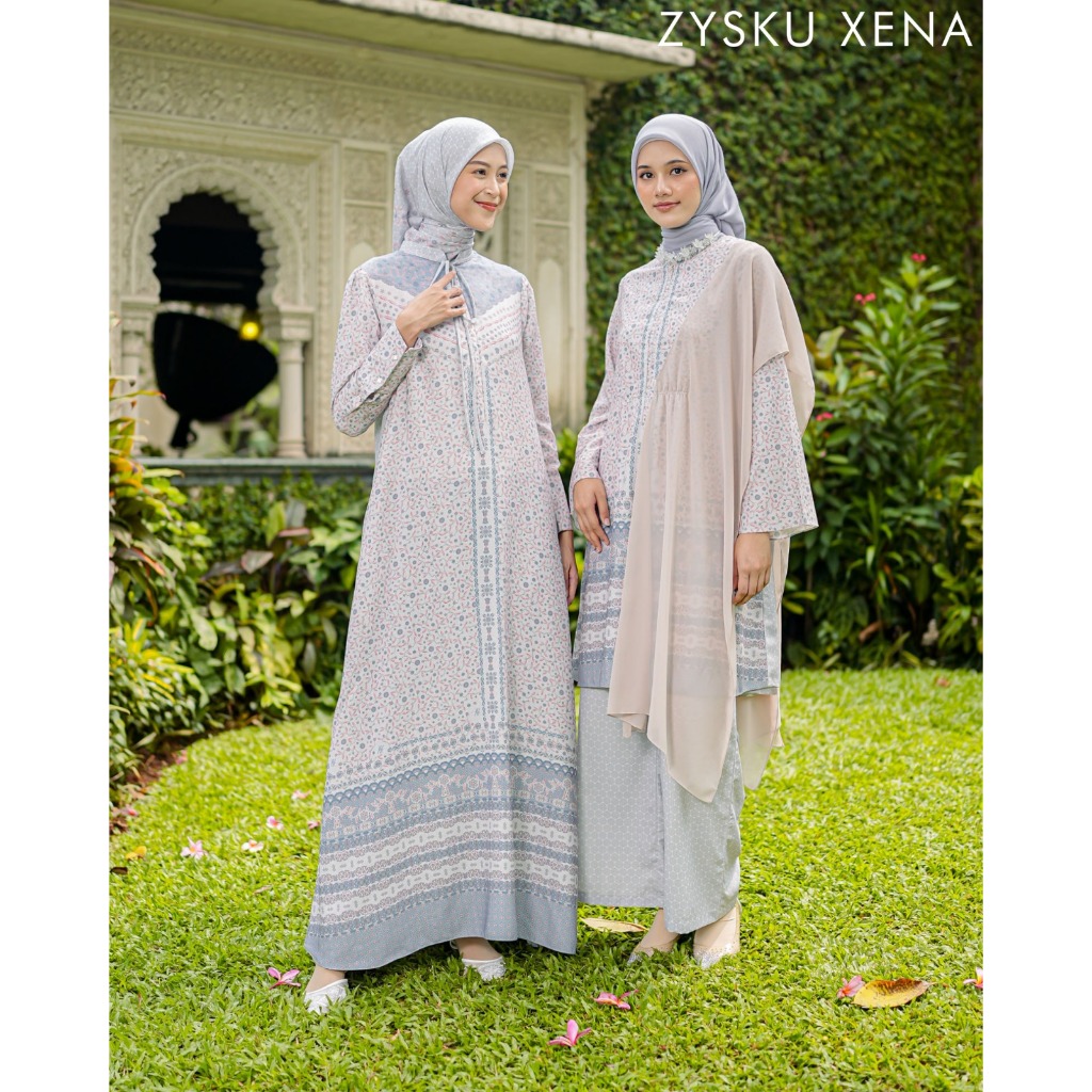 Zysku Xena | Sarimbit Wanita Dewasa 2026 | Samira Family Set - Oasis | Raya Lebaran