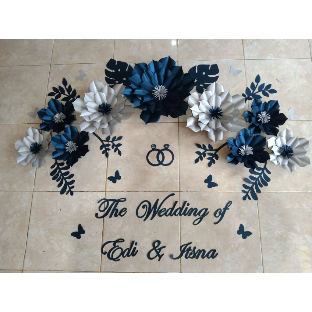 Paper Flower Wedding/engagement/ultah