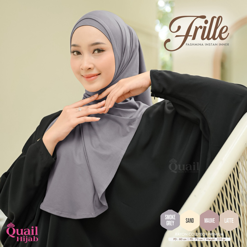 Quail Hijab - FRILLE PASHMINA INSTAN ORI QUAIL HIJAB