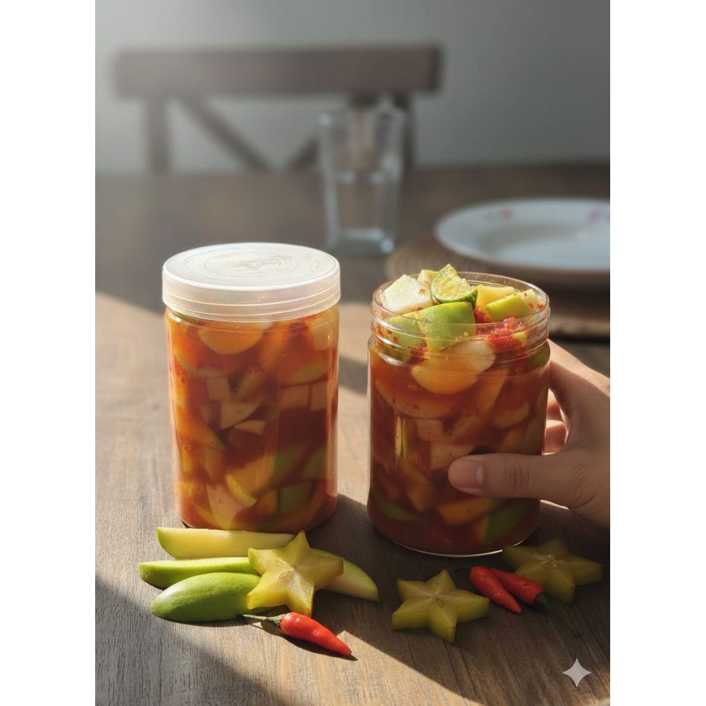 Asinan Buah Toples 600ml/800ml