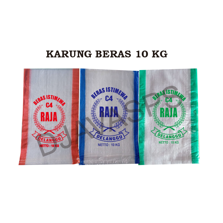 Karung Beras 10 Kg C4 Raja 50 Lembar