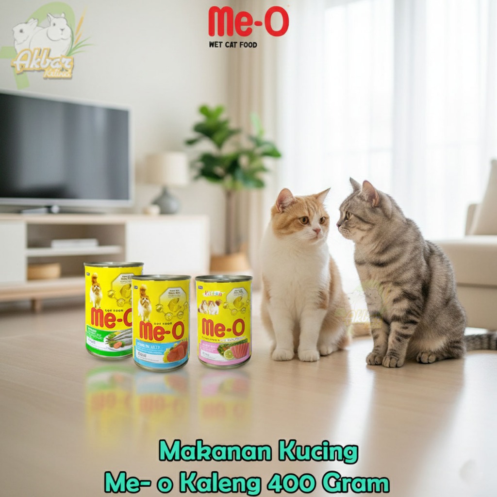 MEO KALENG 400 Gram - Makanan kucing basah - Meo wet food kalengan - Makanan kucing kalengan
