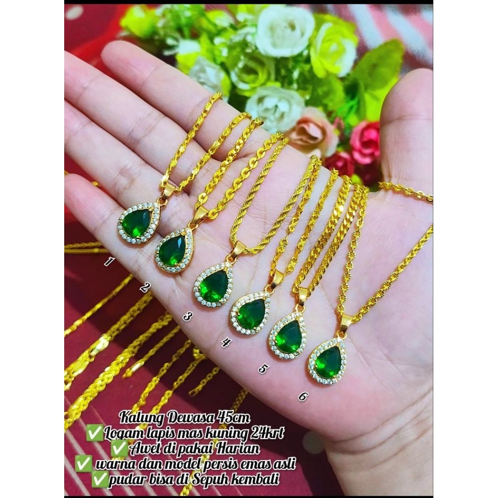 kalung liontin koin 91