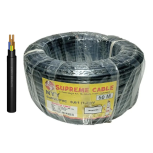 SUPREME CABLE NYY Kabel Listrik Tembaga 4x70mm2 SNI Isolasi PVC Baru