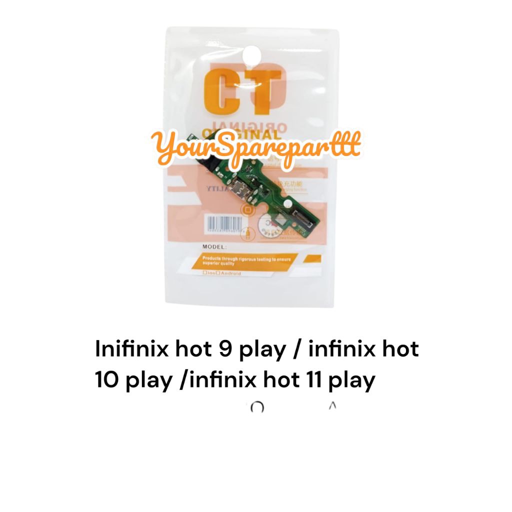 FLEXIBEL CHARGER INFINIX HOT 9 PLAY X680 / INFINIX HOT 10 PLAY X688 / INFINIX HOT 11 PLAY PAPAN CAS 