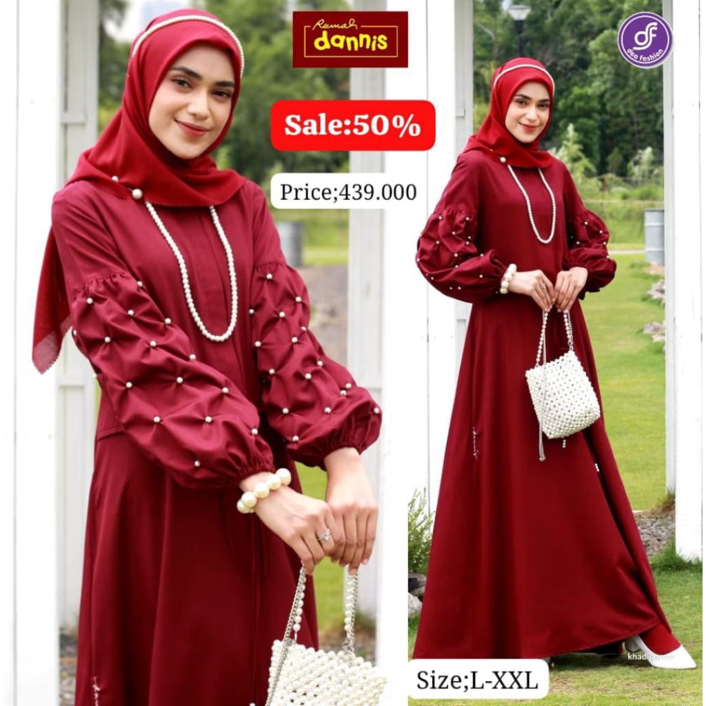 GAMIS DANNIS SALE 50% (harga sudah potongan)