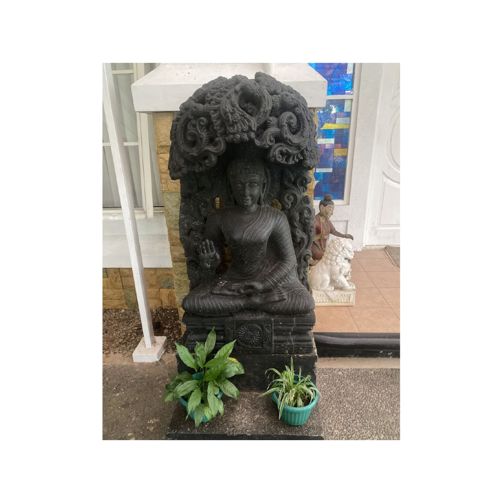 PRASASTI PATUNG BUDHA UKIRAN BATU, PATUNG SINGA, PATUNG KAYU, PATUNG UKIRAN KAYU, GERABAH