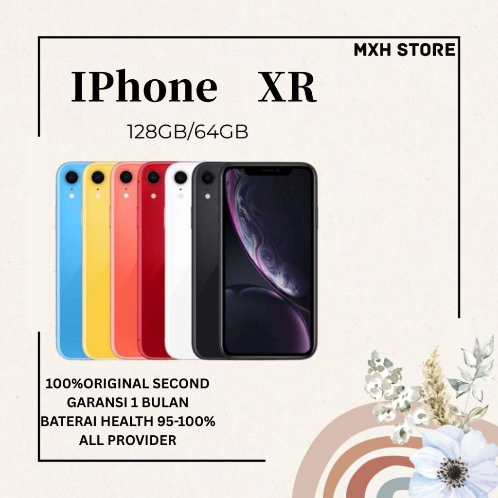IP XR 64GB / 128GB / 256GB FULLSET LIKE NEW SECOND ORIGINAL