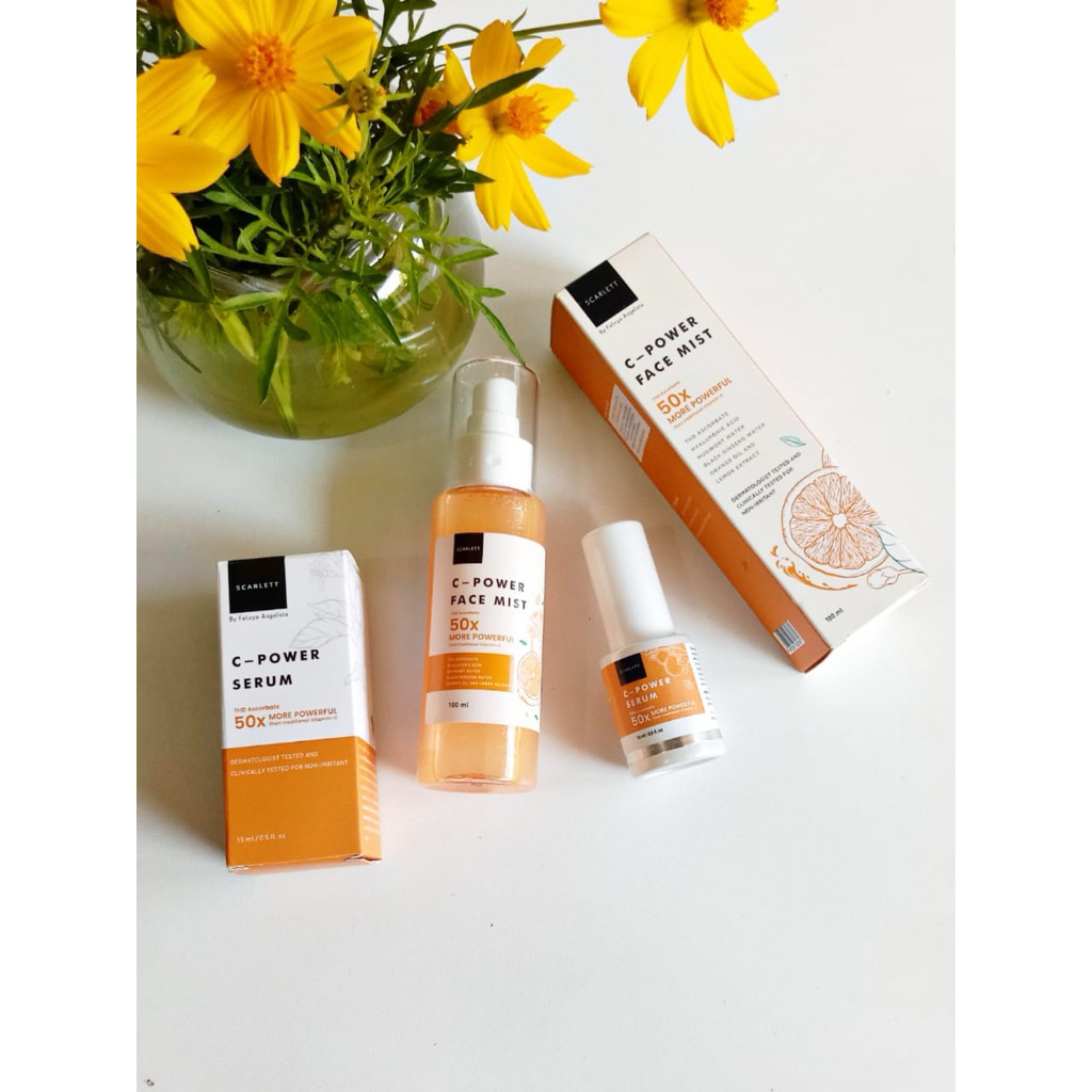 Near expired Scarlett Whitening C Power Serum Face Mist exp 03/26