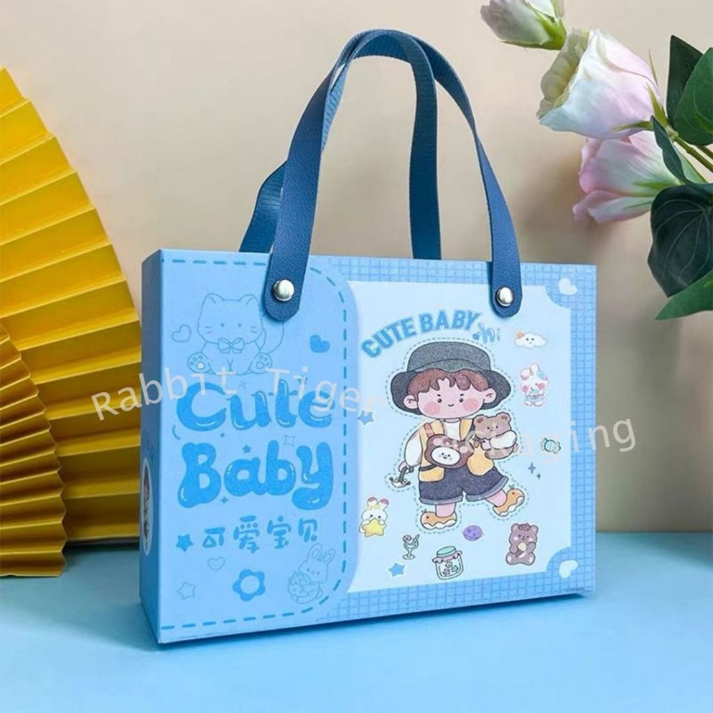[RT Packaging] Box souvenir anak ulang tahun | Paper bag Premium Birthday | Gift Hampers | kotak had