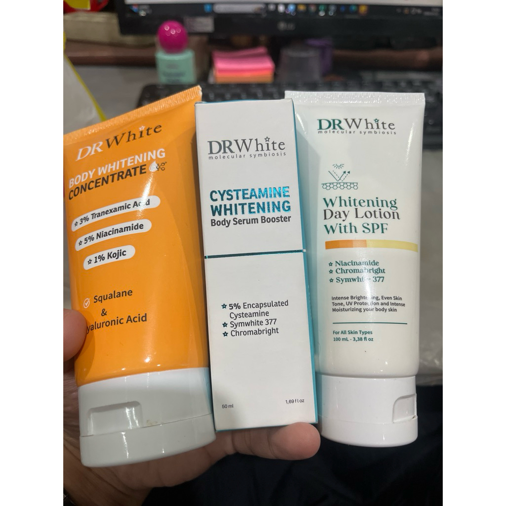 PRELOVED - DR WHITE BODY WHITENING CONCENTRATE - DR WHITE CYSTEAMINR WHITENING BODY SERUM BOOSTER - 
