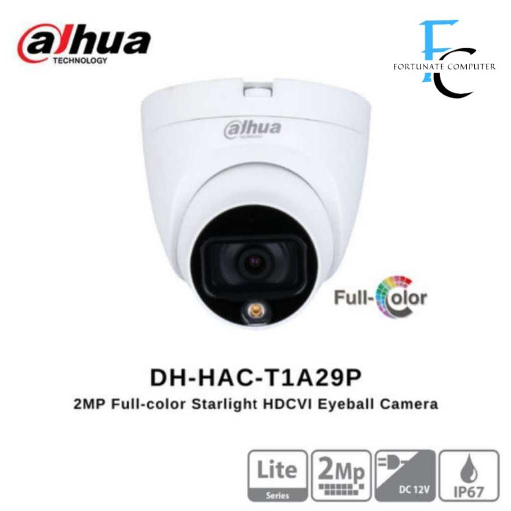 Dahua 2MP Full-Color HDCVI Camera Indoor