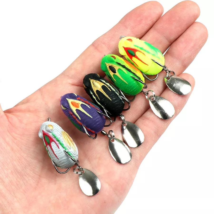 Umpan Kodok Mainan, Umpan Soft Frog, Umpan Ikan Gabus HSF - 250 3cm/3,2gr