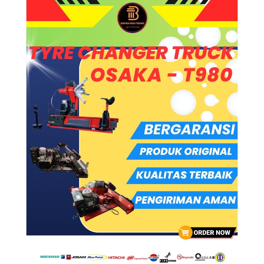 Osaka Type T980 Truck Tyre Changer Mesin Bongkar Ban Truk