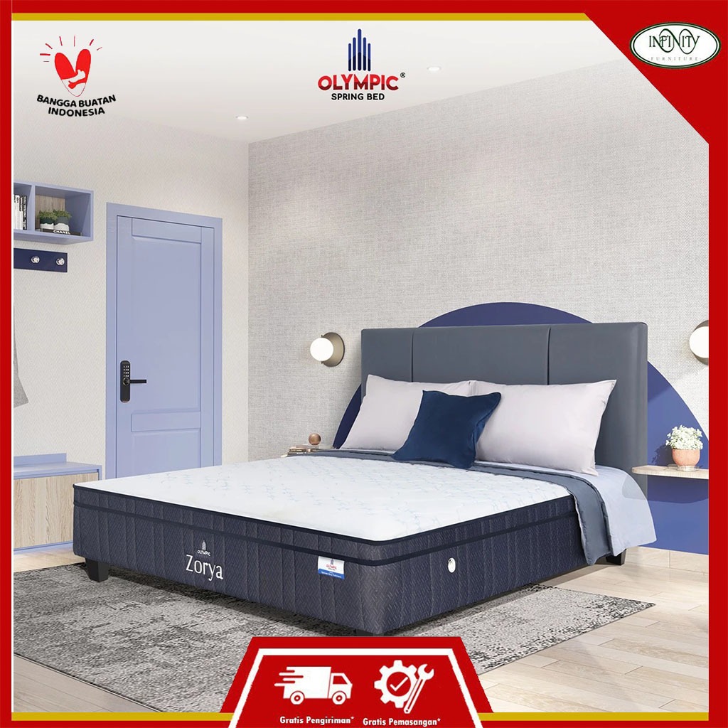 OLYMPIC Kasur Spring Bed Set ZORYA Full Set