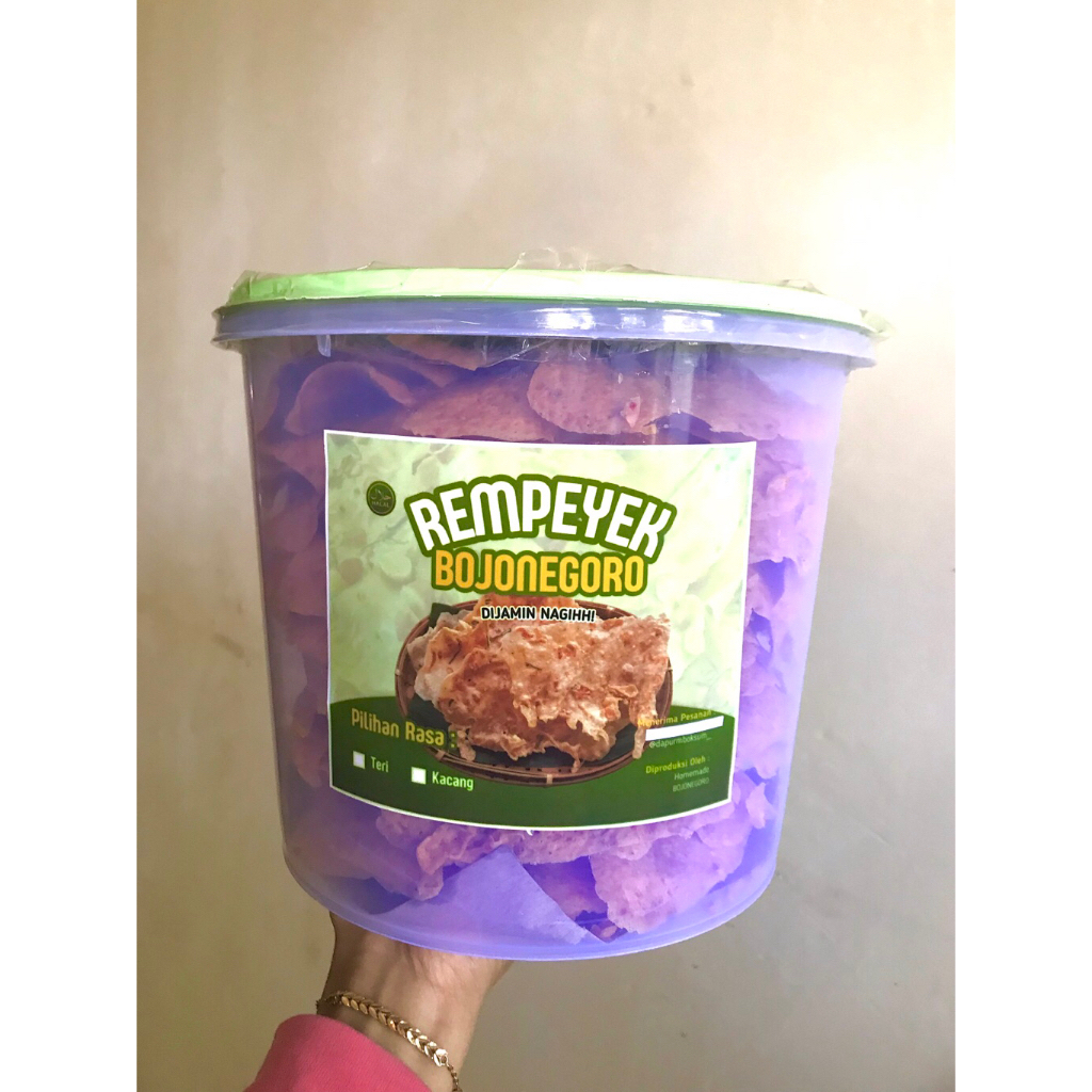 Rempeyek Bojonegoro - 5 liter - [Kacang | Teri | Kedelai]