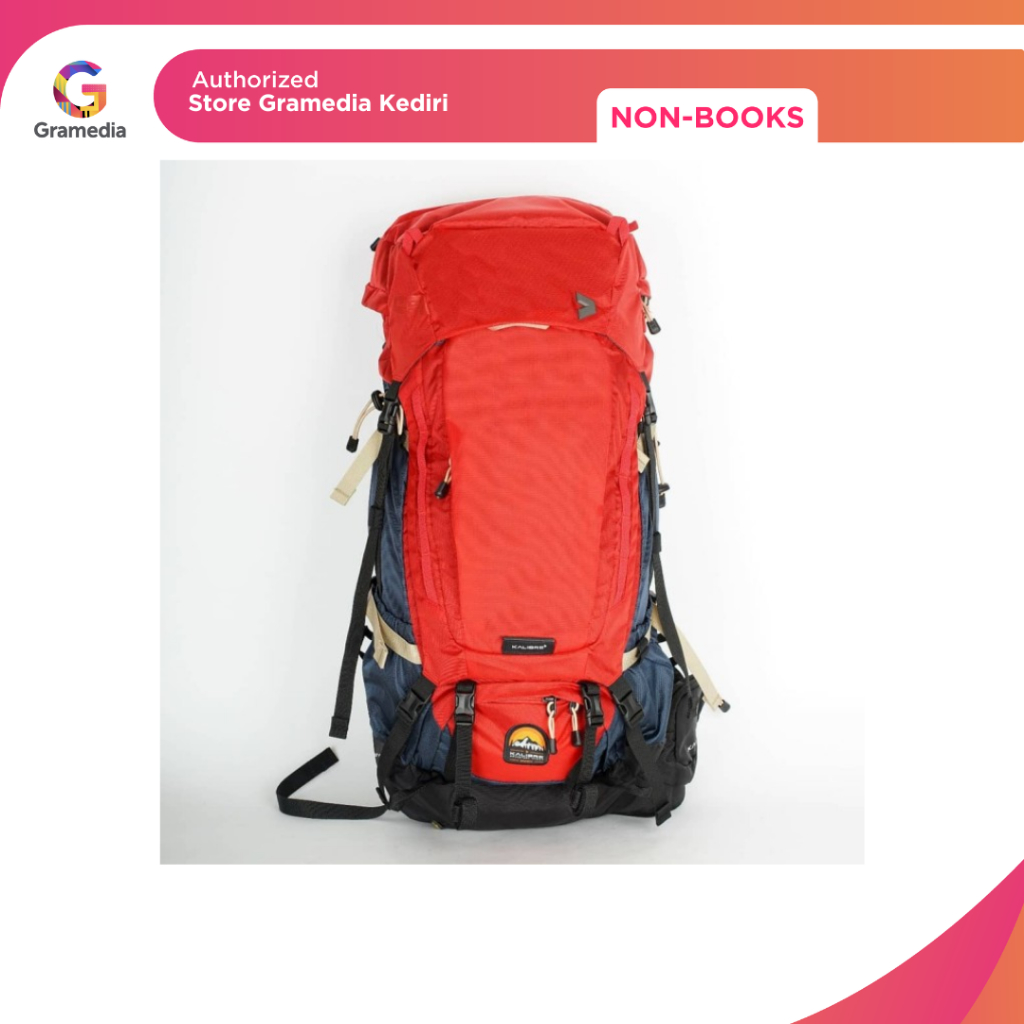 Gramedia Kediri - Kalibre Loader Pro 45 Merah Tas Gunung 45 L Hiking Carrier