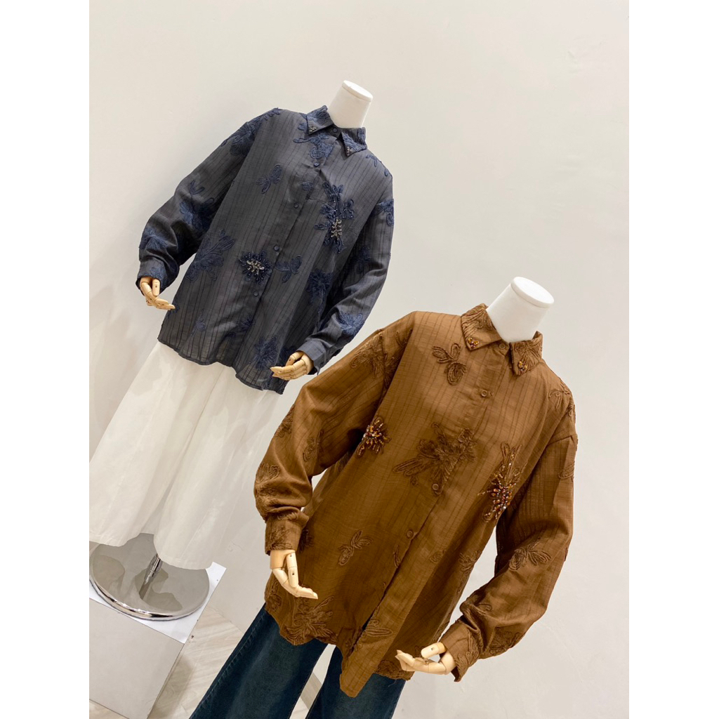AZIZA IMPORT BEADS SHIRT