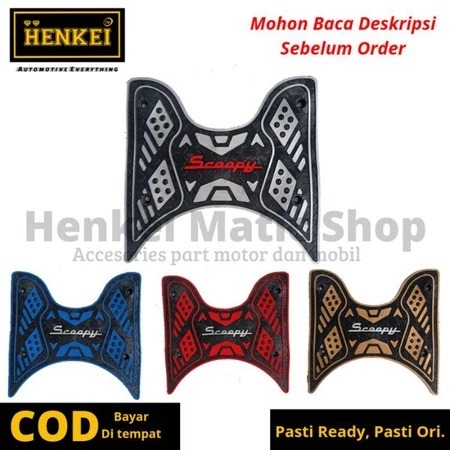 Karpet Motor Scoopy - Alas Kaki Motor Scoopy Tahun 2022 - Keset Motor Scoopy 2021