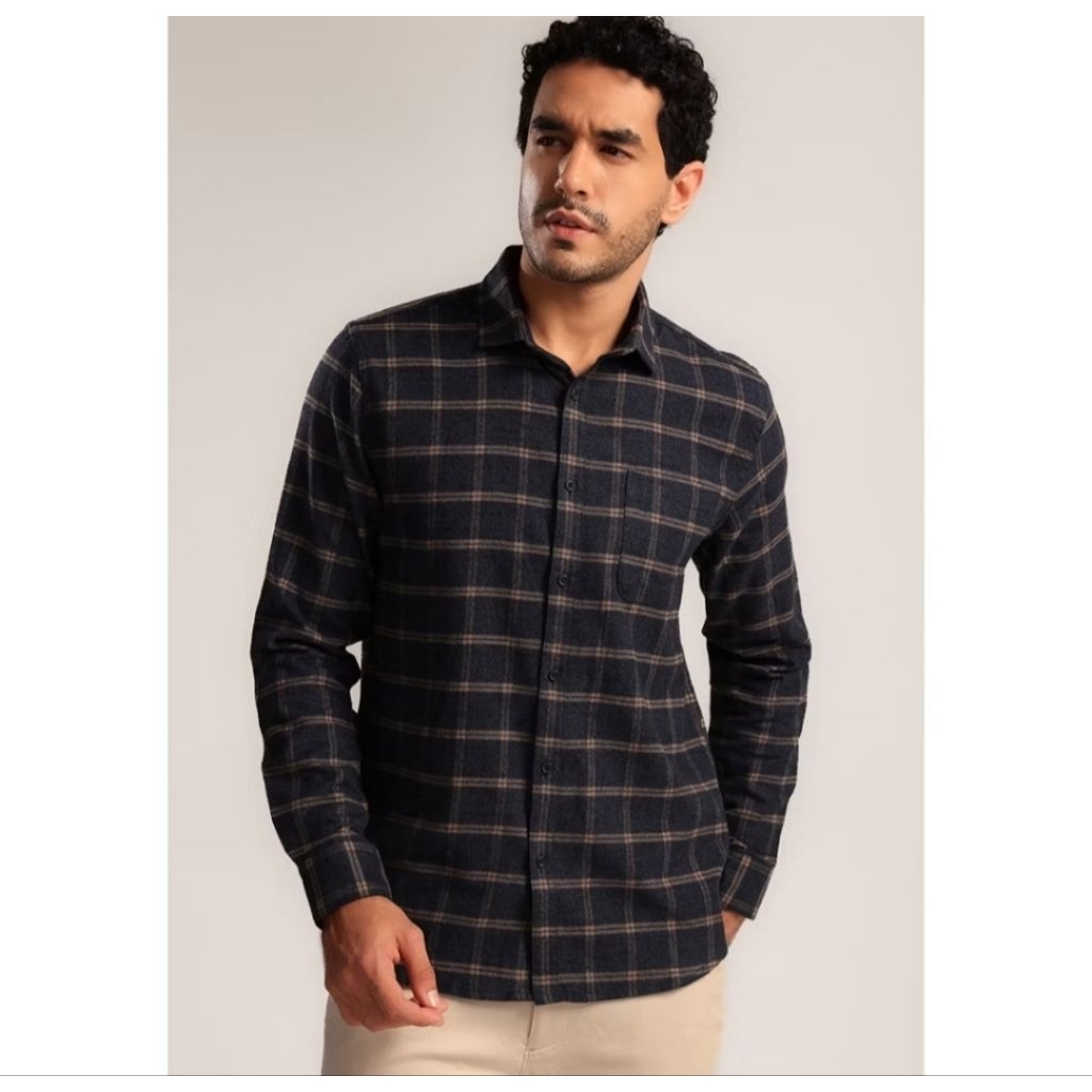 Kemeja Flanel MOC Size M