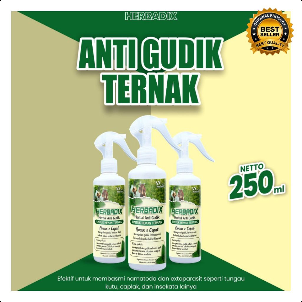 TERLARIS  Obat Gudik Kambing Herbal, Obat Gudik Kambing Manjur