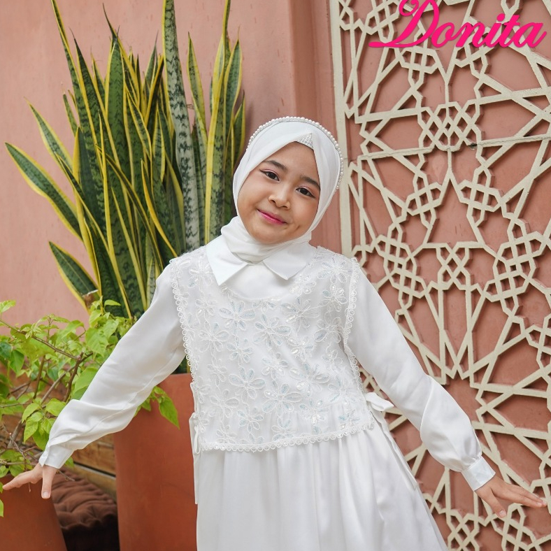 BAJU MUSLIM PEREMPUAN ANAK BRAND DONITA  13MP 280