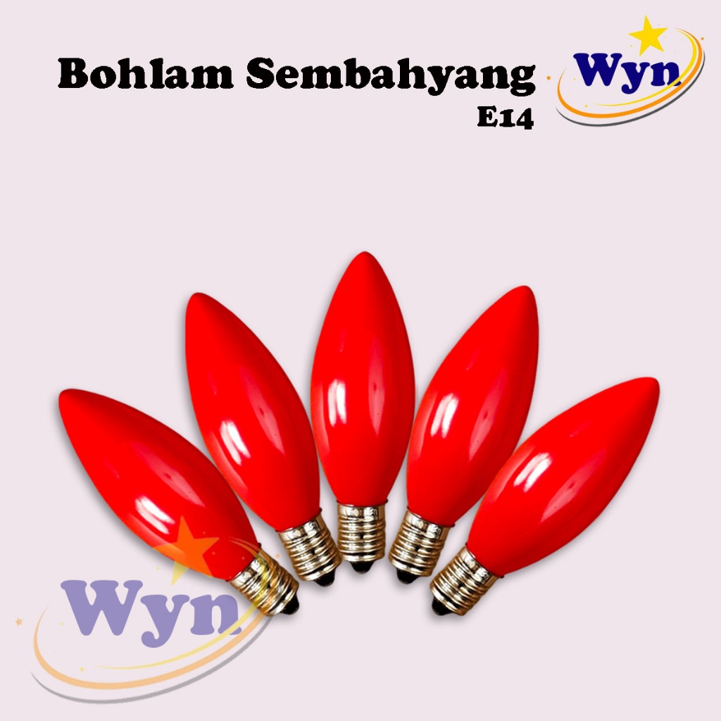 Bohlam Lampu Lilin Sembahyang E14