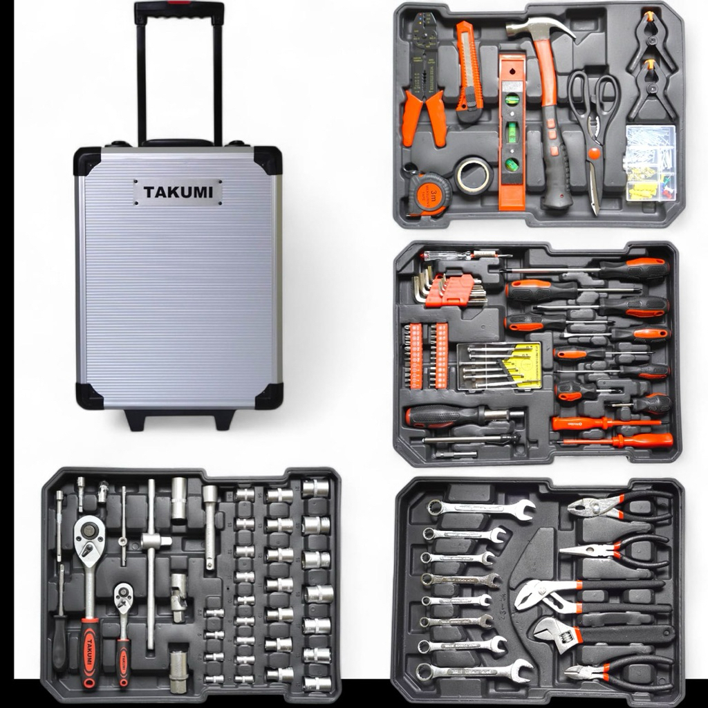 Tool Kit set 187pcs TAKUMI Alumunium Case TKM-TK-187