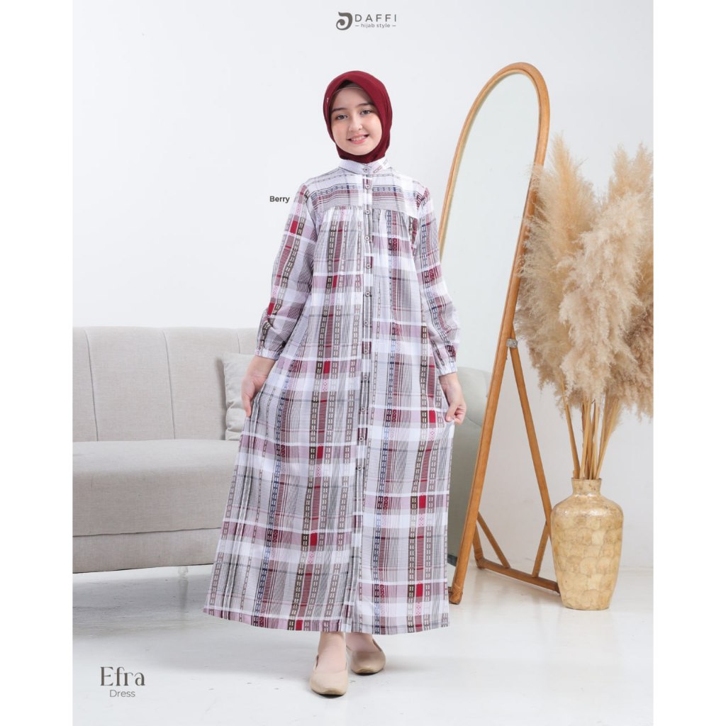 Daffi Hijab - Dress Efra Kids Series - Gamis Anak Perempuan Motif Premium