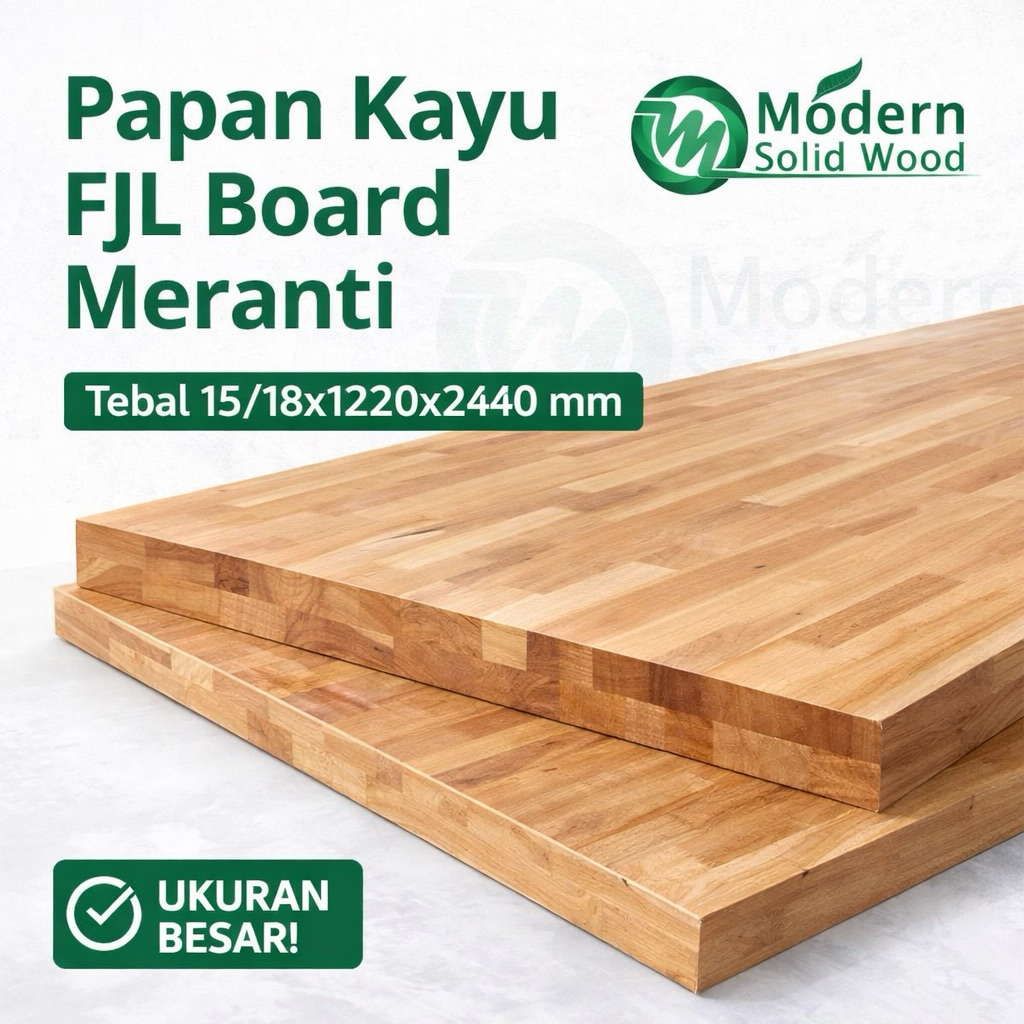 Papan kayu fjl board meranti 15/18x1220x2440mm