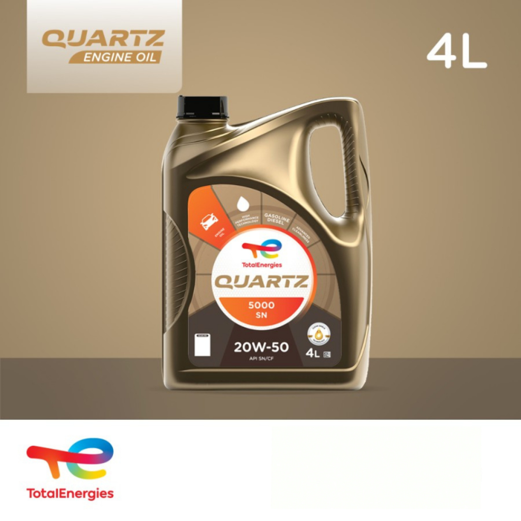 Oli Mobil Total Quartz 5000 20W50 - 4 Liter