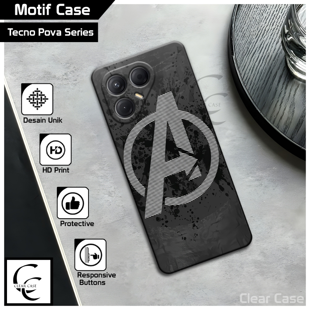 Casing Tecno Pova 7 4G 7 5G  7 Ultra 5G Tecno Pova 6 6 Pro Tecno Pova 5 5 Pro Tecno Pova 4 & 4 Pro T