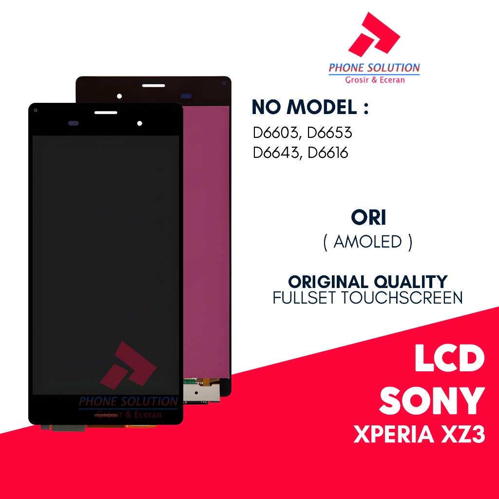 LCD Sony Xperia Xz3 - Fullset Touchscreen Original