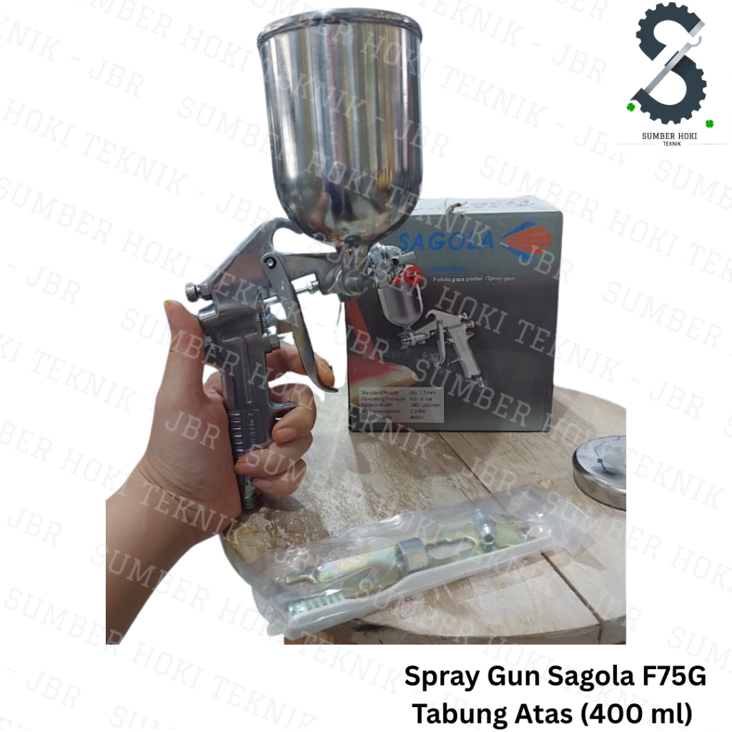 IWT Sagola Spray Gun F75G | Sagola IWT F75G Spray Gun – Alat Semprot Cat Otomotif & Furnitur