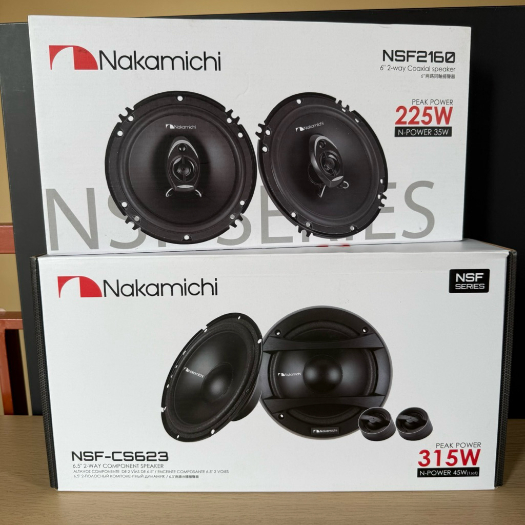 PAKET AUDIO NAKAMICHI SPEAKER SPLIT NAKAMICHI + COAXIAL NAKAMICHI