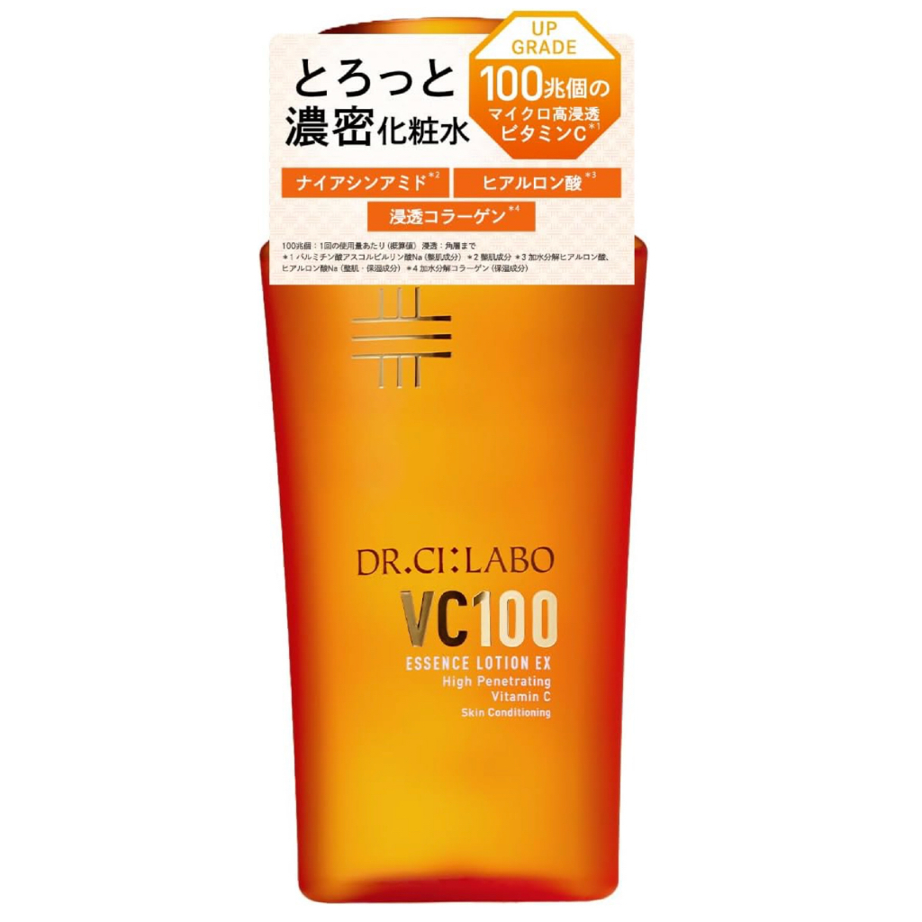 Dr. Ci:Labo VC100 Essence Lotion EX 100 ml, Highly Moisturizing, UV Rays, Drying, Essence, Sensitive