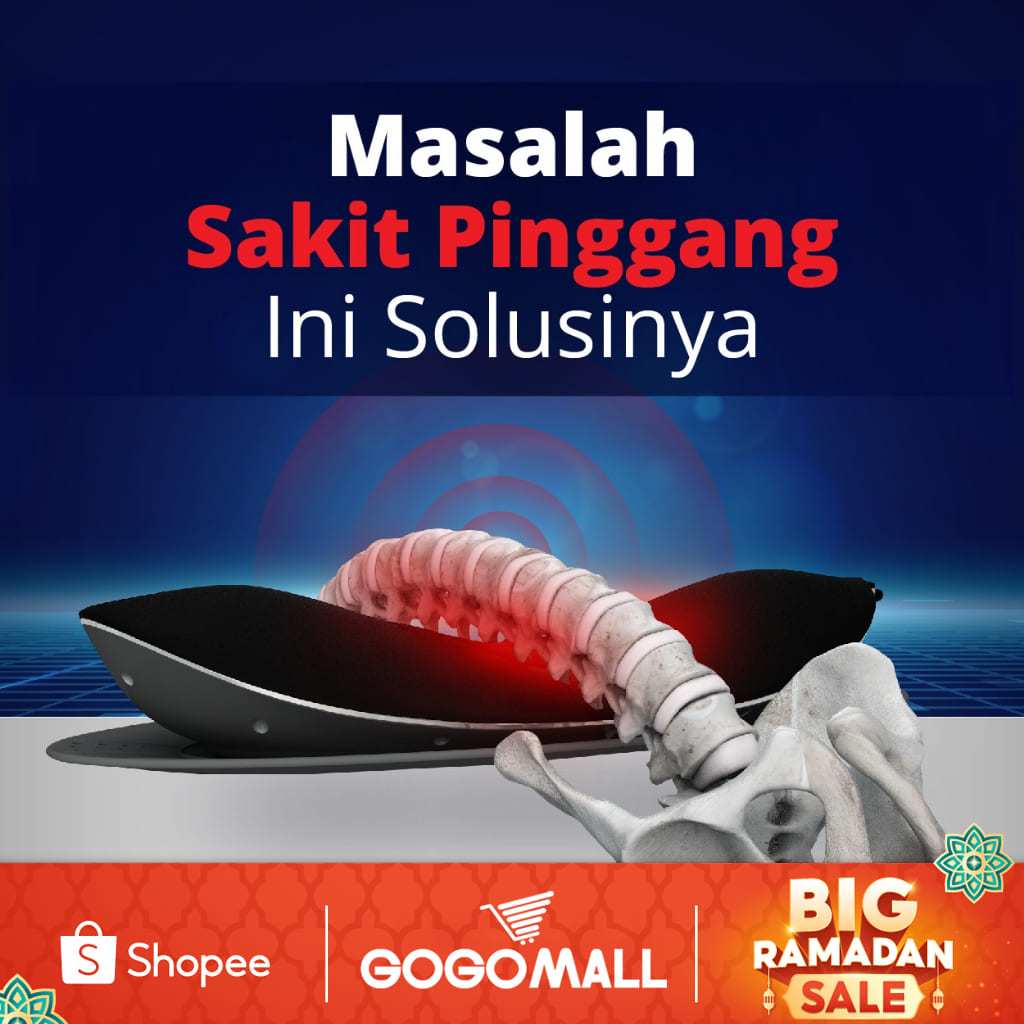 DR. QYU LUMBAR TRACTION DEVICE GOGOMALL - TERAPI MENGATASI SYARAF TERJEPIT