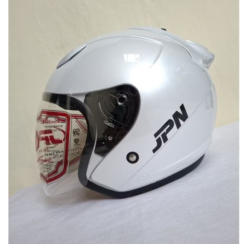 HELM JPN GALAXY WARNA PUTIH MUTIARA ORIGINAL JPN